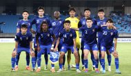 Fotoreportaž: Türkmenistan Hytaý Taýbeýiniň futbol ýygyndysyndan 2:1 hasabynda üstün çykdy