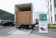 Foto haber: Suudi Arabistan Türkmenistan'a 25 ton hurma gönderdi