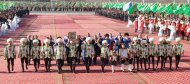 Фоторепортаж: в Аркадаге состоялось чествование конной группы «Галкыныш»