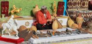 Фоторепортаж: В городе Аркадаг состоялось открытие монумента Taýçanak