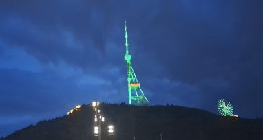 В Грузии акцией поддержали День Конституции и Государственного флага Туркменистана