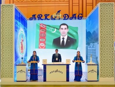 Aşkabat'ta başlayan ITTC 2024 fuarı ve uluslararası konferansından fotoğraflar