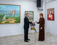 Alabaýlaryň merdanalygyna we owadanlygyna bagyşlanan sergiden fotosuratlar