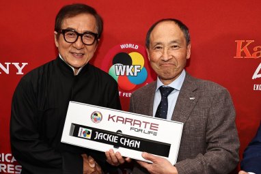 Jackie Chan became black belt in karate