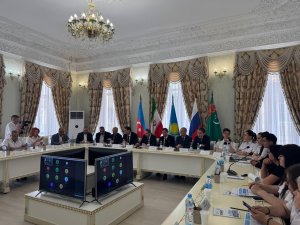 Türkmenistan’ın Astrahan Konsolosu, Kuzey-Güney koridorunun etkinliği hakkında düzenlenen konferansta konuştu